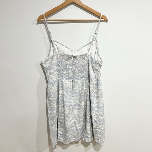 Abercrombie & Fitch Corset Seamed Linen-Blend Mini Dress - Picture 7 of 12